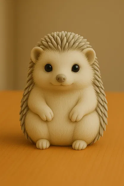 Nhím dễ thương trong mô hình 3D - Image 1