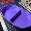 Khay/Bát Oval Chia Tách Đa Năng Kiểu Low Poly - Thumbnail 2
