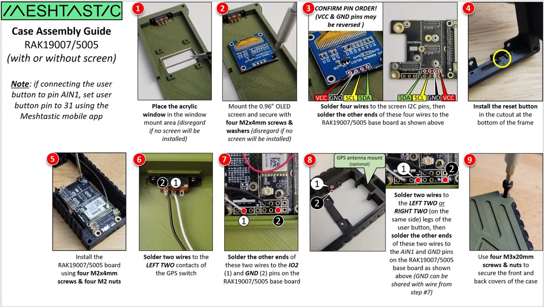 Vỏ nhỏ cho bo mạch RAK19007 và RAK5005 dùng trong Meshtastic - Image 11