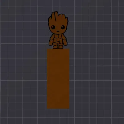 Dấu sách gấu trúc dễ thương in 3D cho sách yêu thích