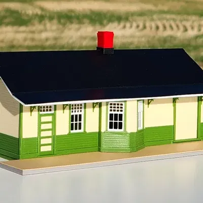 Mô hình nhà ga đường sắt Trung Ontario quy mô HO năm 1902