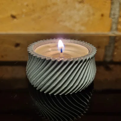 Giá đỡ nến tealight thiết kế đơn giản bằng PLA chịu nhiệt...