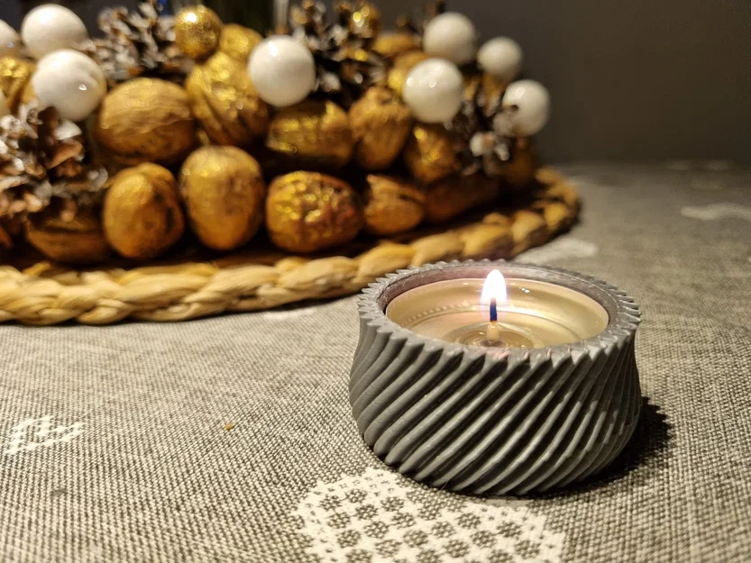 Giá đỡ nến tealight thiết kế đơn giản bằng PLA chịu nhiệt... - Image 2