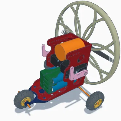 Xe đẩy paramotor RC kiểu trike cho mô hình nhỏ