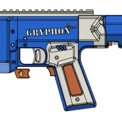 Mô hình súng Nerf và linh kiện đi kèm