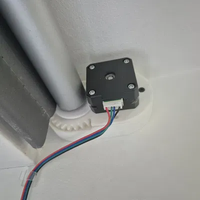 Mô hình rèm cuốn thông minh tự động sử dụng Nema 17 và ESPHome