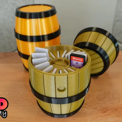 Giá đỡ trò chơi hình thùng cho cartridge Nintendo Switch