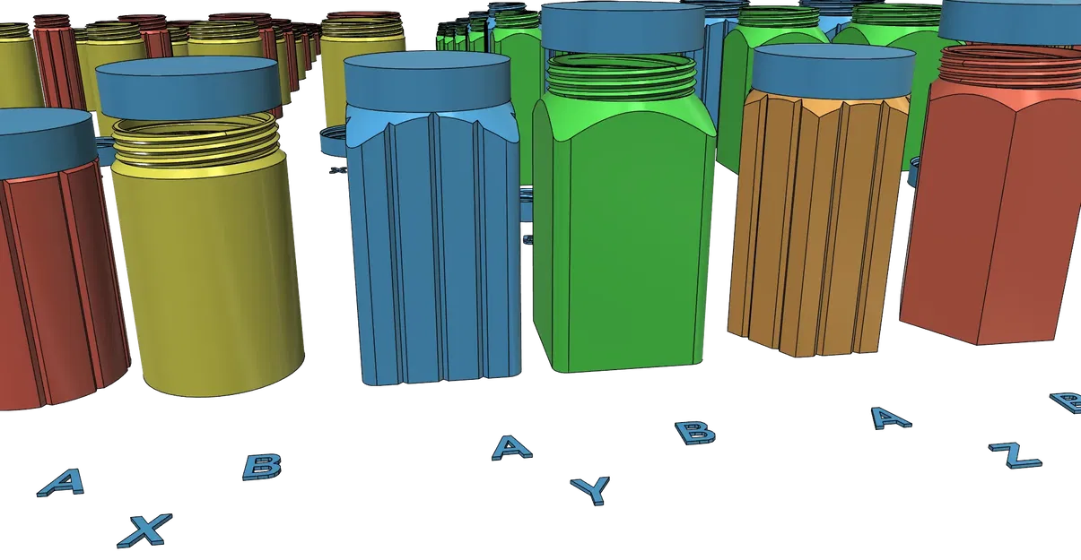 Hộp đựng và lọ in dễ dàng không cần hỗ trợ - Image 1
