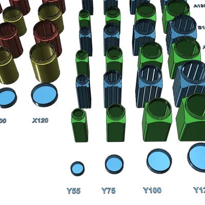 Hộp đựng và lọ in dễ dàng không cần hỗ trợ