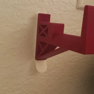 Giá đỡ tường cho giày patin sử dụng băng dính 3M