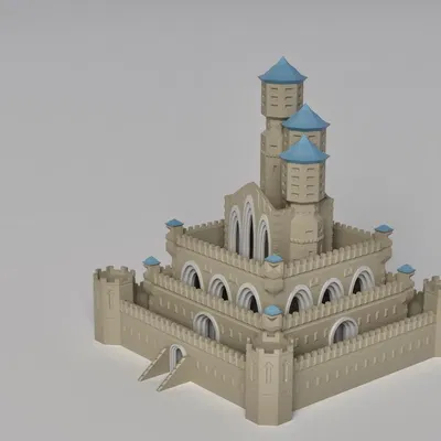 Lâu đài Templar Knights với thiết kế mềm mại