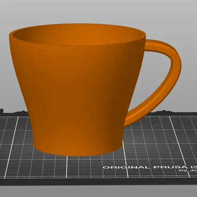 Cốc có tay cầm thiết kế đơn giản