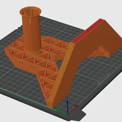 Giá đỡ cuộn filament đơn giản cho máy in 3D