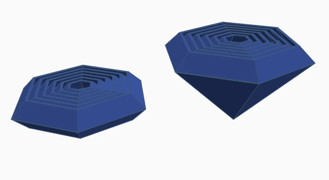 Đồ chơi xoay hình lục giác và hình kim cương độc đáo - Image 1