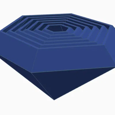 Đồ chơi xoay hình lục giác và hình kim cương độc đáo