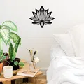 Trang trí tường hoặc bàn với tranh hoa sen tối giản - Thumbnail 2