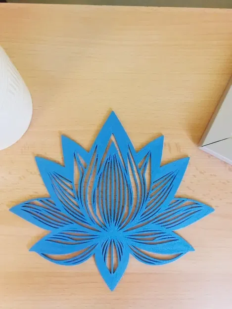 Trang trí tường hoặc bàn với tranh hoa sen tối giản - Image 5