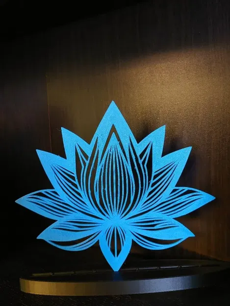 Trang trí tường hoặc bàn với tranh hoa sen tối giản - Image 6