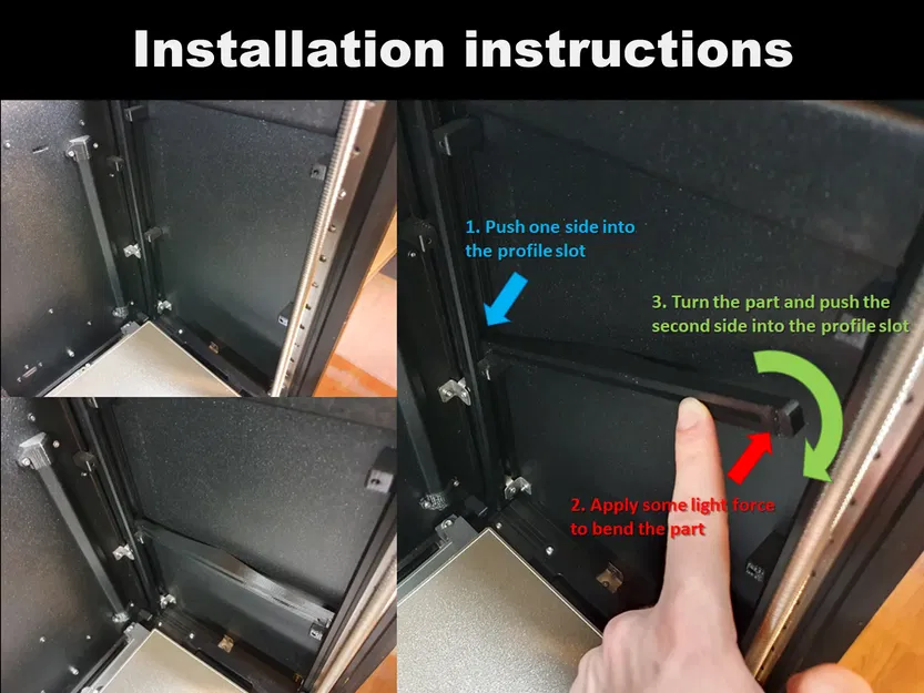 Bộ giảm chấn cộng hưởng cho tấm bên máy in Prusa XL - Image 2