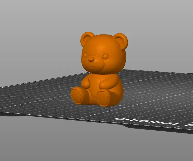 Mô hình nhân vật gấu con bằng đất sét phong cách kawaii 3D - Image 2