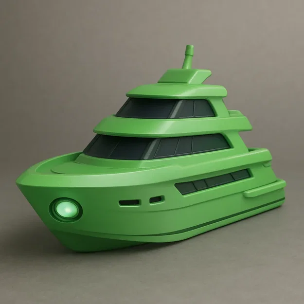 Yacht Benchy mini hiện đại cho máy in 3D - Image 2