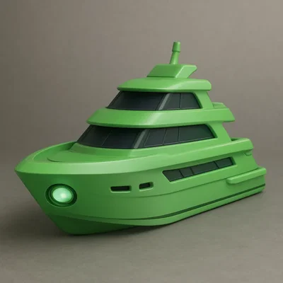 Yacht Benchy mini hiện đại cho máy in 3D