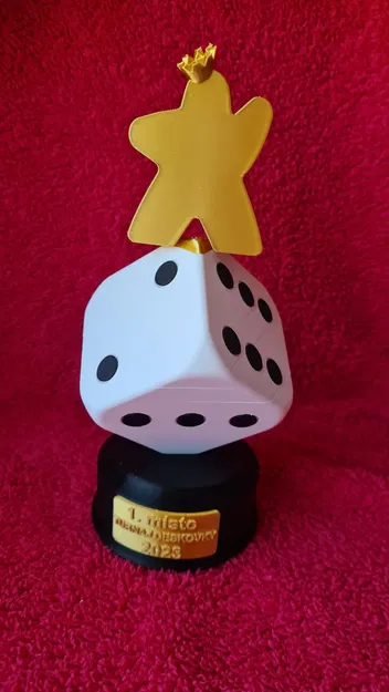 Cúp chiến thắng trò chơi Carcassonne cho giải thưởng boardgame - Image 1