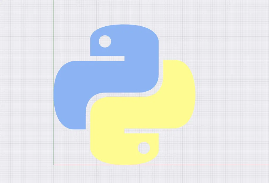 Biểu tượng Python 3D cao 5mm - Image 2