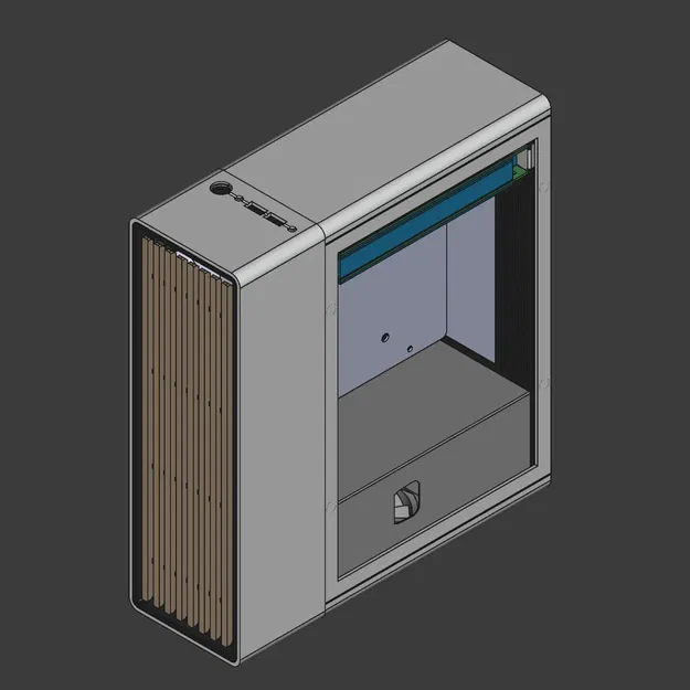 Case ITX Nordic Mesh (Fractal North 8L) - Bản in 3D - Image 10