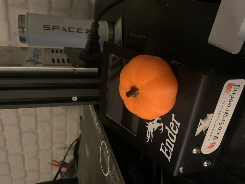 Núm bí ngô Halloween dễ thương cho máy in Ender 3 - Image 1
