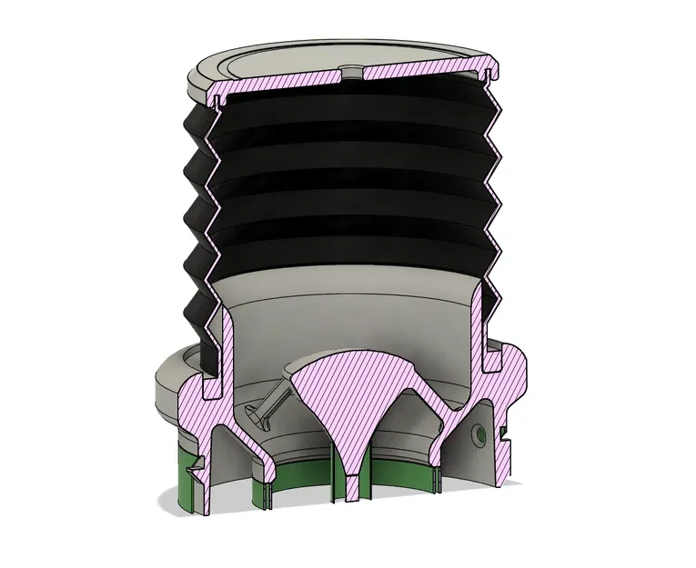 Hopper đơn liều và ống bellow cho máy xay Baratza Vario/Forte - Image 2