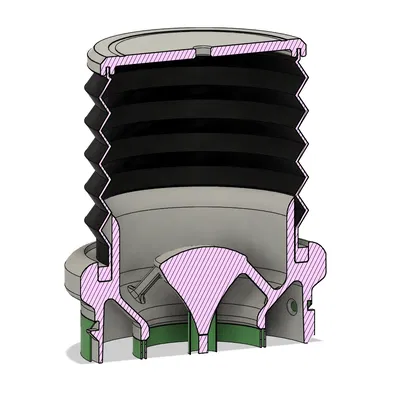 Hopper đơn liều và ống bellow cho máy xay Baratza Vario/Forte