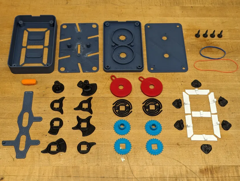 Bộ Đếm Cơ Khí 7 Đoạn, v2.2, Một Chữ Số - Image 2