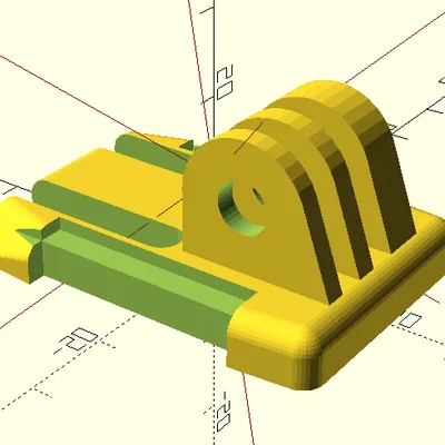 Kẹp GoPro thiết kế vừa khít cho ứng dụng ô tô