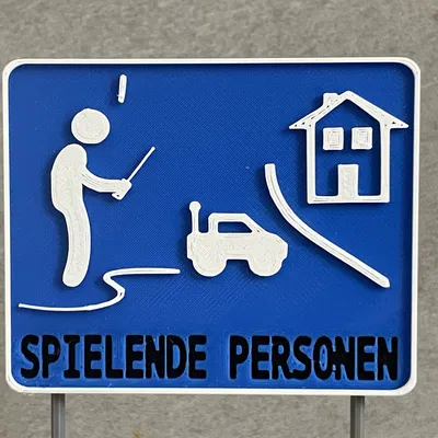 Biển Báo Người Đang Chơi, Đường Chơi Tỉ Lệ 1:10 RC Crawler