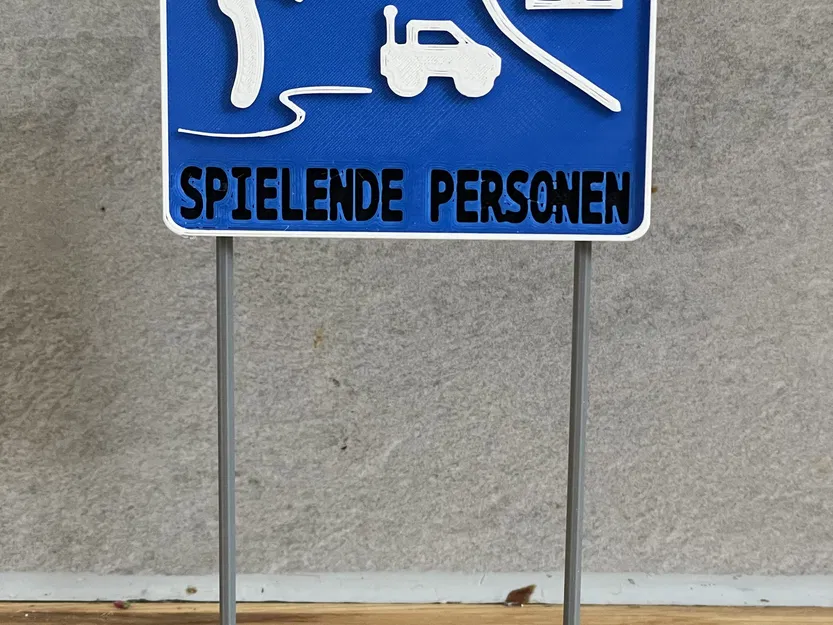 Biển Báo Người Đang Chơi, Đường Chơi Tỉ Lệ 1:10 RC Crawler - Image 3