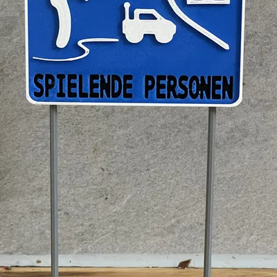 Biển Báo Người Đang Chơi, Đường Chơi Tỉ Lệ 1:10 RC Crawler