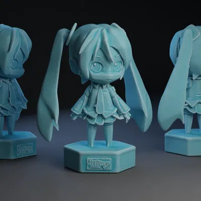 Nhân vật Hatsune Miku phong cách anime nổi bật