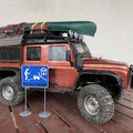 Biển Báo Người Đang Chơi, Đường Chơi Tỉ Lệ 1:10 RC Crawler - Thumbnail 6