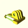 Giá đỡ clip GoPro đơn giản hóa cho in 3D - Thumbnail 1