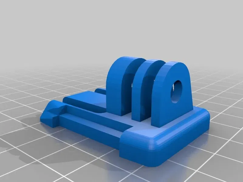 Giá đỡ clip GoPro đơn giản hóa cho in 3D - Image 3