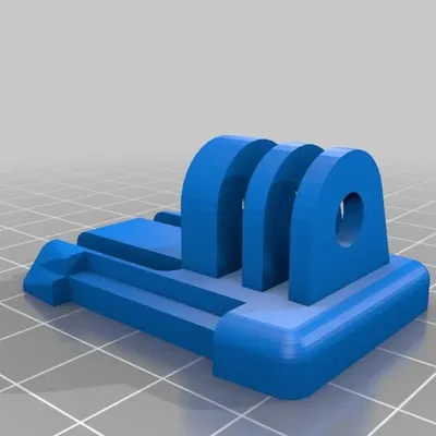 Giá đỡ clip GoPro đơn giản hóa cho in 3D