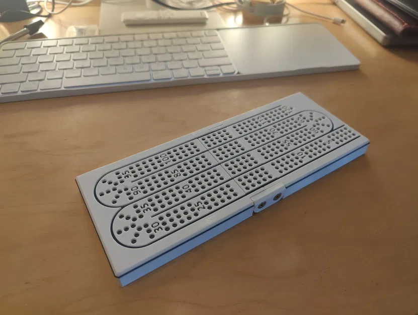 Bàn Cribbage Du Lịch Gấp Gọn Cho Máy In Nhỏ - Image 1