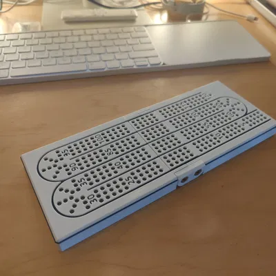 Bàn Cribbage Du Lịch Gấp Gọn Cho Máy In Nhỏ