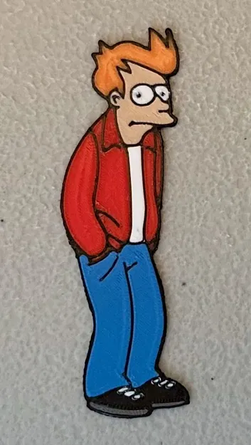 Nam châm Philip J. Fry đa sắc màu 7 màu - Image 1