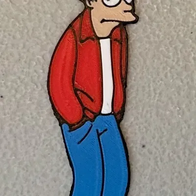 Nam châm Philip J. Fry đa sắc màu 7 màu
