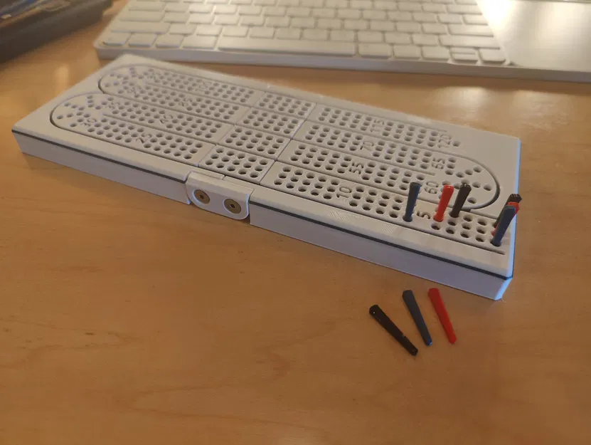 Bàn Cribbage Du Lịch Gấp Gọn Cho Máy In Nhỏ - Image 5