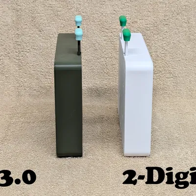 Thân máy đếm 7 đoạn, v3.0, Hai Chữ Số