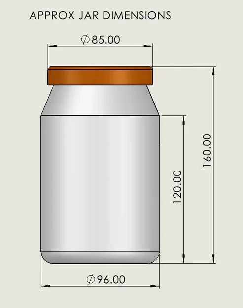 Giá đỡ hũ lớn với thiết kế tiện dụng - Image 6