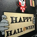 Bộ xương Halloween vui vẻ trang trí tường - Thumbnail 3